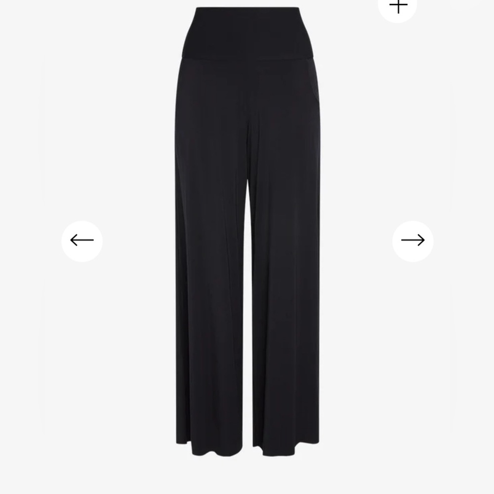 Commando Butter Black Wide-Leg Lounge Pants
